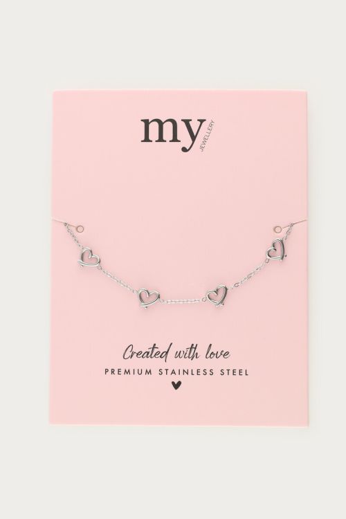 Bracelet with mini open hearts | My Jewellery