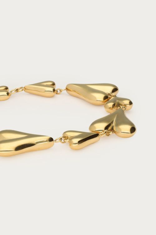 Bracelet with small and large hearts | My Jewellery