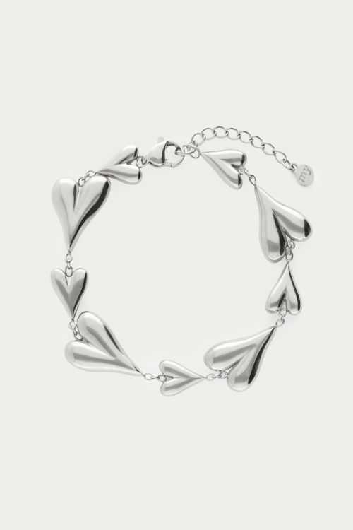 Bracelet with small and large hearts | My Jewellery