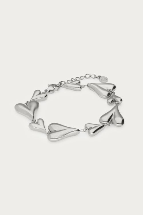 Bracelet with small and large hearts | My Jewellery