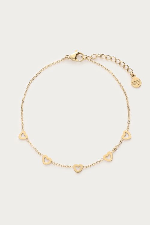 Bracelet à petits coeurs