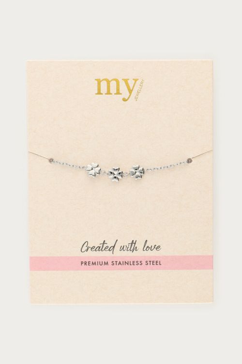 Bracelet with three clovers  | My Jewellery