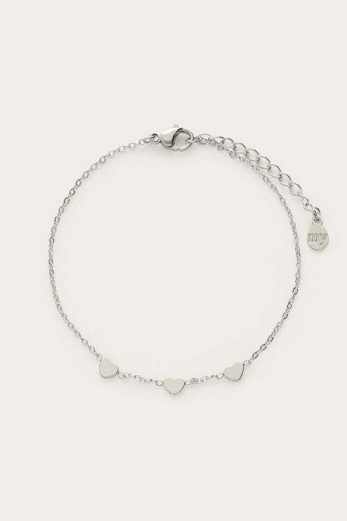 Graduation bracelet three hearts | My Jewellery