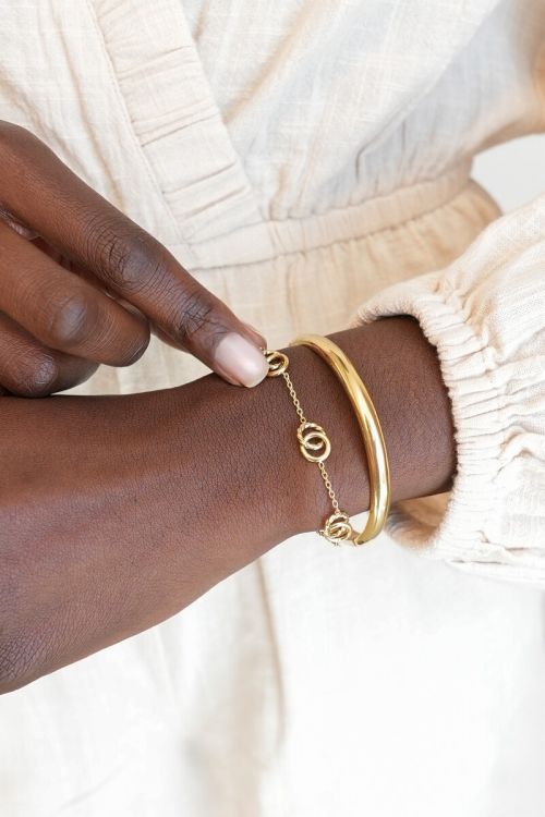 Armband met driedubbele cirkels