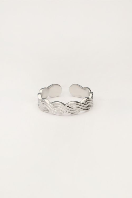 Bague motif tressé