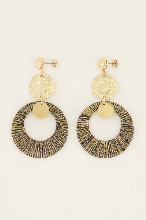 Gevlochten statement oorbellen | My Jewellery
