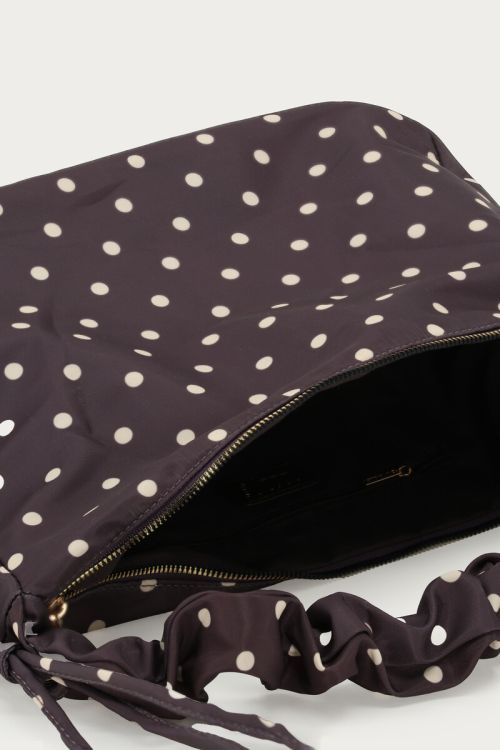 Brown crossbody bag with polka dot | My Jewellery