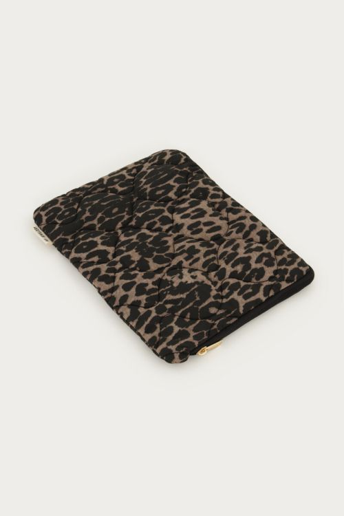 Brown leopard print tablet cover | My Jewellery