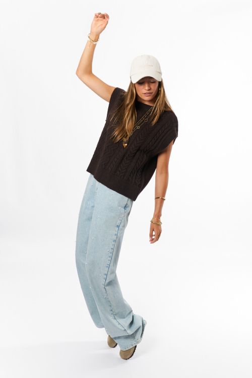 Brown oversized spencer | My Jewellery