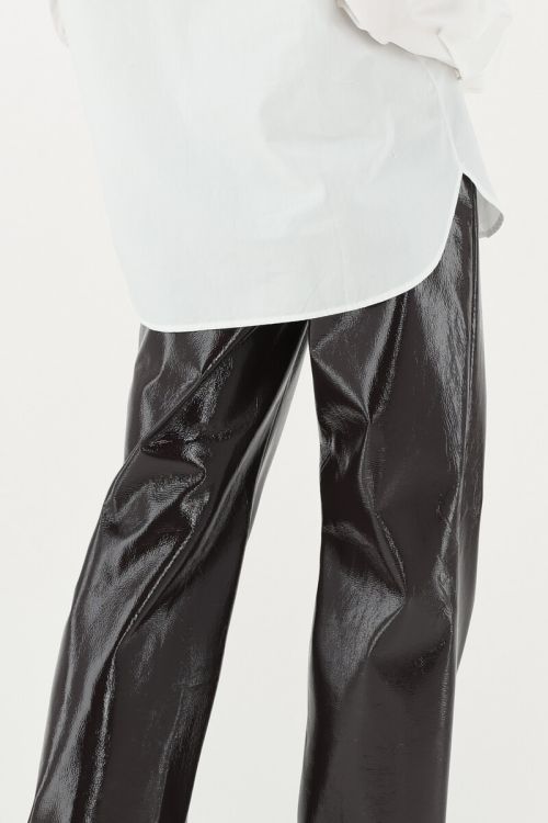 Brown patent trousers | My Jewellery