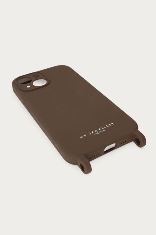 Brown phone case silicone  | My Jewellery