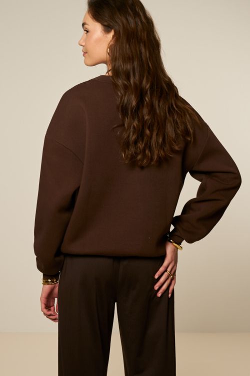 Brown sweater "Le cafe Paris" | My Jewellery