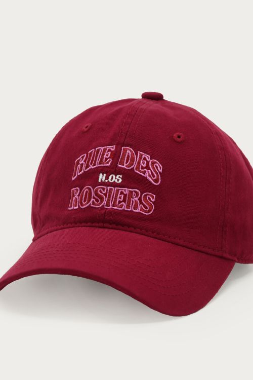 Burgundy cap "Rue des Rosiers" | My Jewellery