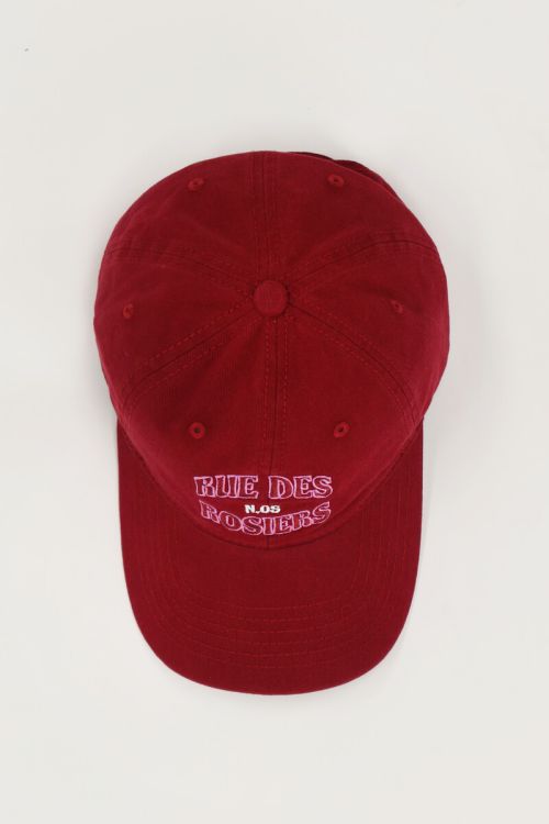 Burgundy cap "Rue des Rosiers" | My Jewellery