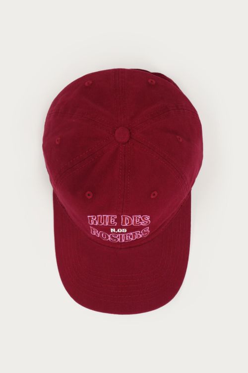 Burgundy cap "Rue des Rosiers" | My Jewellery