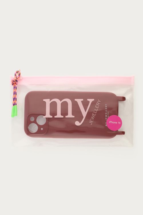 Burgundy phone case silicone  | My Jewellery