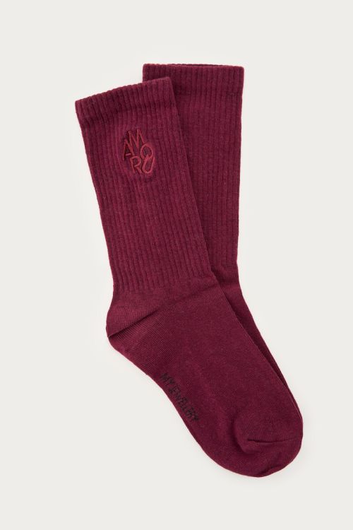 Burgundy socks set Amour | My Jewellery