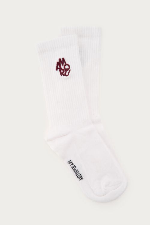 Burgundy socks set Amour | My Jewellery