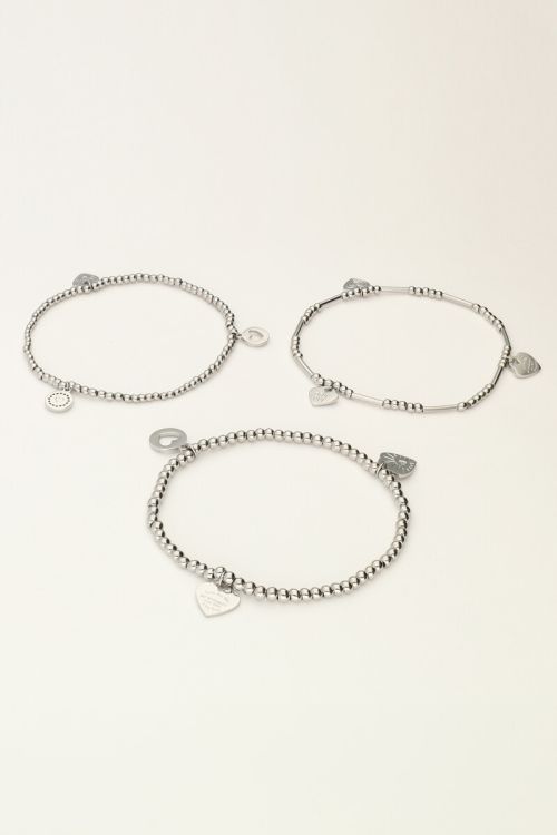 Candy bracelet set with hearts | My Jewellery