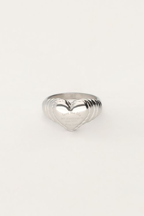 Candy ring met hartje