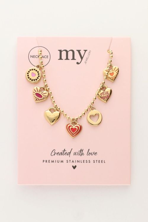 Candy necklace with multicoloured charms | My Jewellery