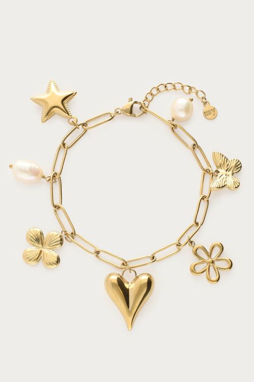 Chain bracelet with multi charms | My Jewellery