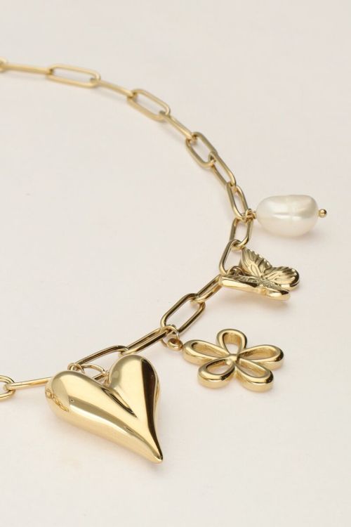 Chain necklace with multiple charms | My Jewellery