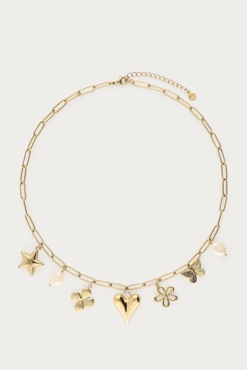 Schakelketting met multi bedels