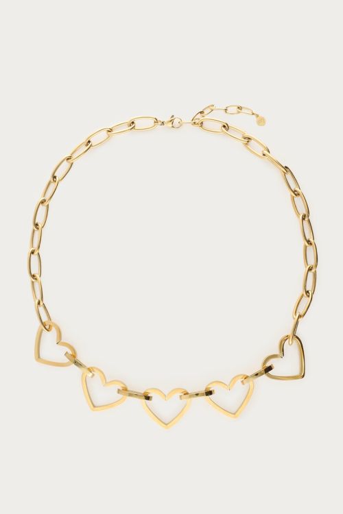 Link chain with open hearts | My Jewellery