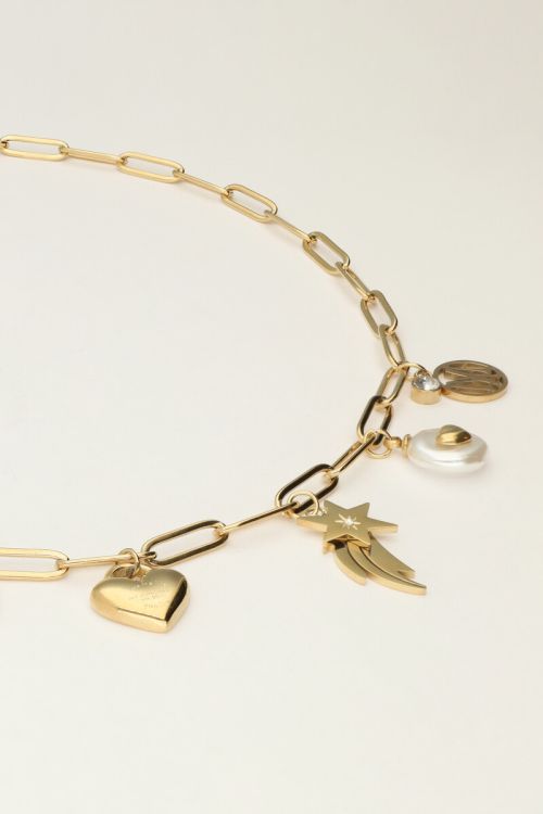 Charm necklace falling star | My Jewellery