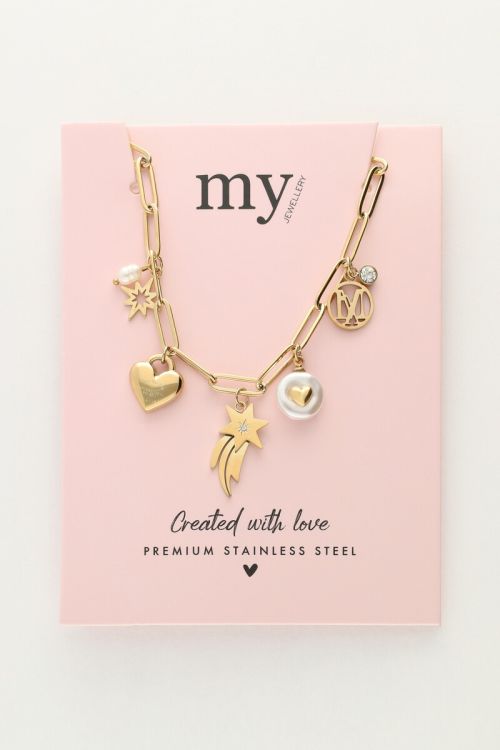 Charm necklace falling star | My Jewellery