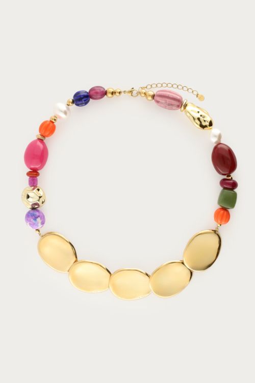 Chunky necklace with coloured beads | My Jewellery