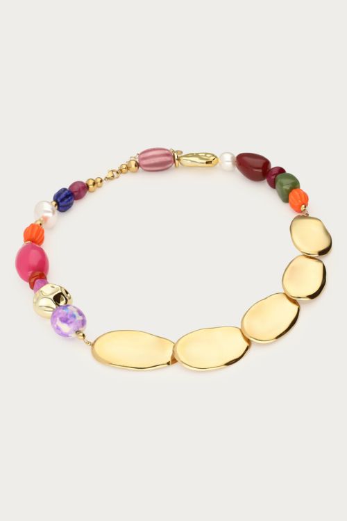 Chunky necklace with coloured beads | My Jewellery