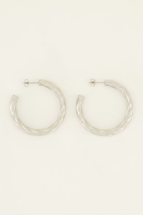 Oorhangers met chunky twist | My Jewellery