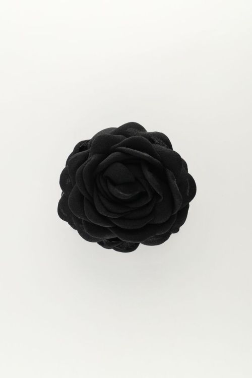 Haarklammer schwarze Blume