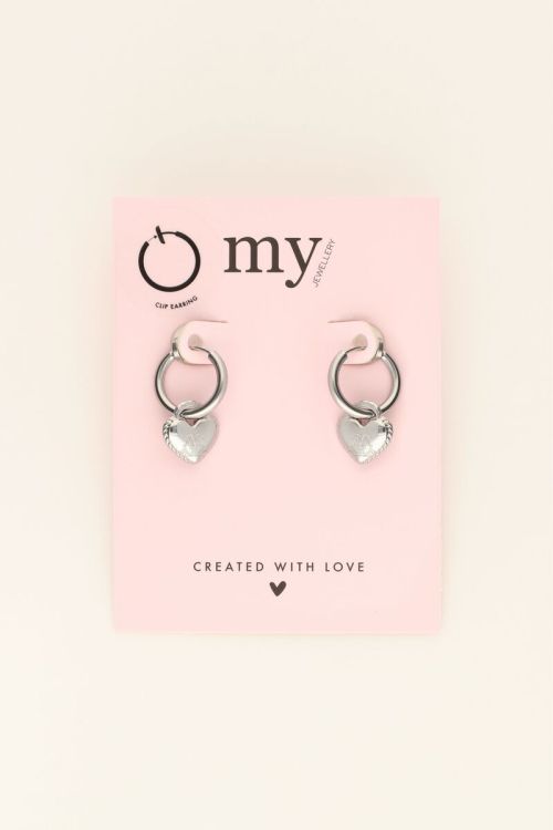 Clip-on earrings heart | My Jewellery
