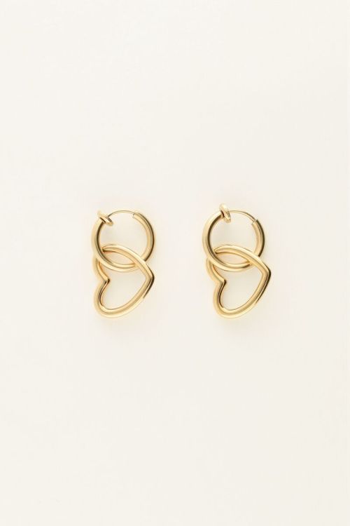 Clip-on earrings open heart | My Jewellery