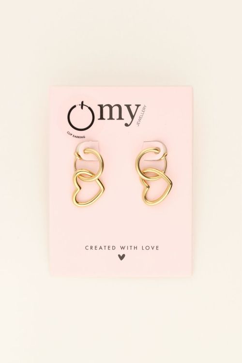 Clip-on earrings open heart | My Jewellery