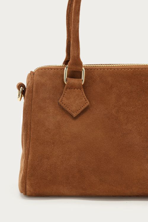 Cognac suede bag | My Jewellery