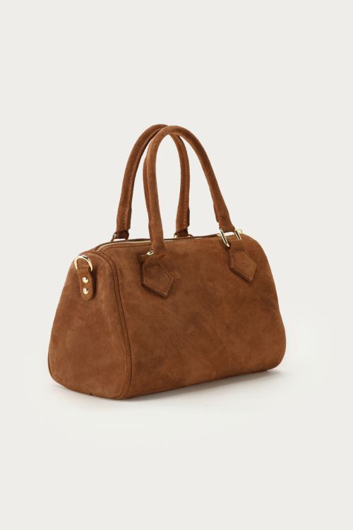 Cognac suede bag | My Jewellery