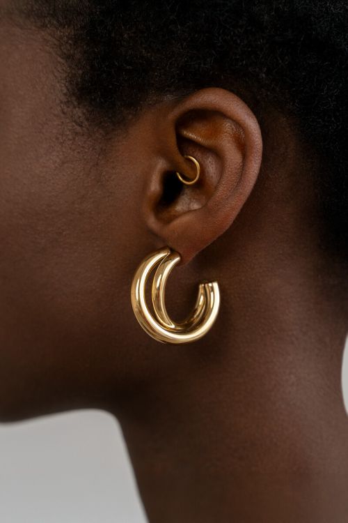 Earrings with crossover | My Jewellery