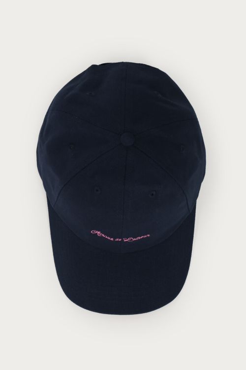 Dark blue cap "Avenue de L'amour" | My Jewellery