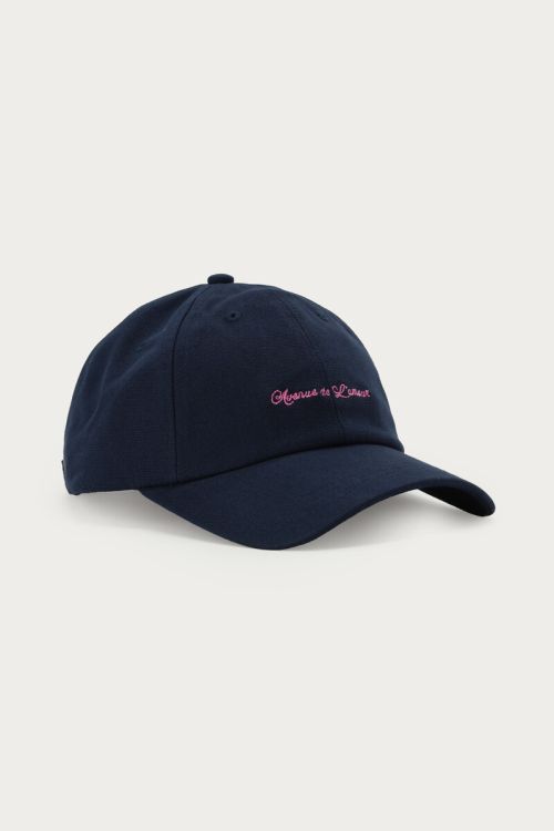 Dark blue cap "Avenue de L'amour" | My Jewellery