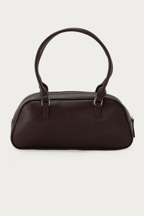 Dark brown bowling bag | My Jewellery