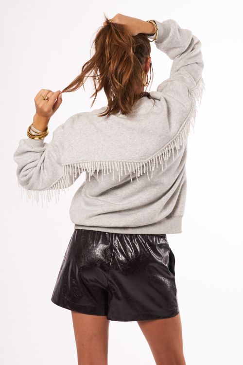 Dark brown PU shorts | My Jewellery