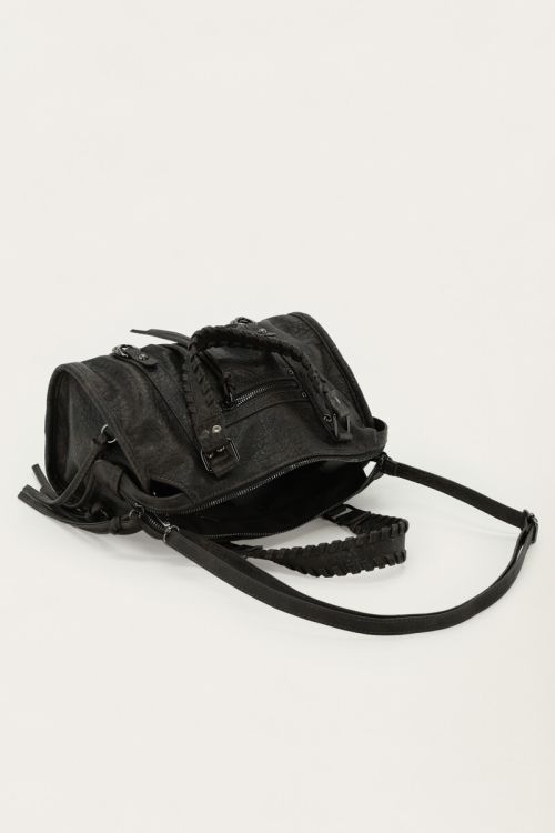 Dark brown small PU cargo bag | My Jewellery