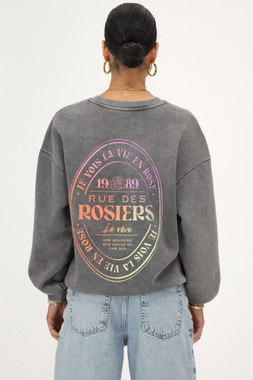 Dark grey sweater "Rue des rosiers" | My Jewellery