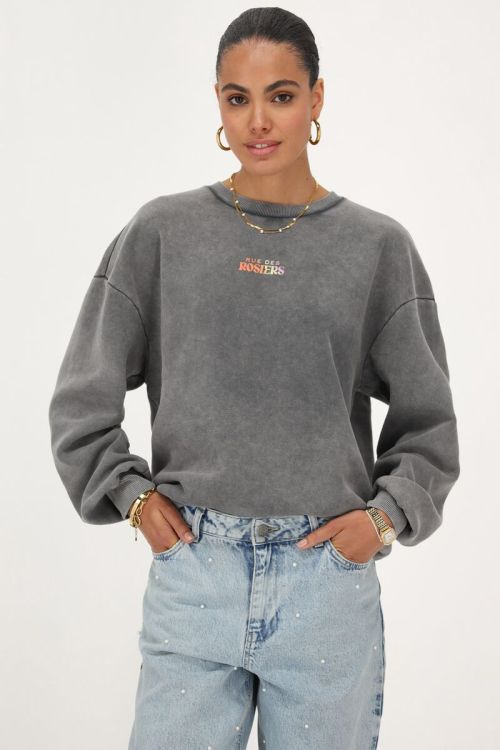 Dark grey sweater "Rue des rosiers" | My Jewellery