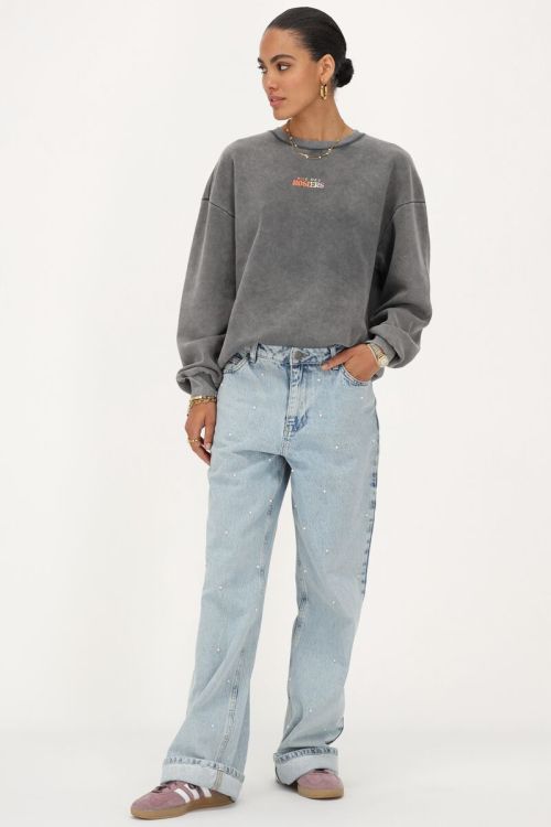 Dark grey sweater "Rue des rosiers" | My Jewellery