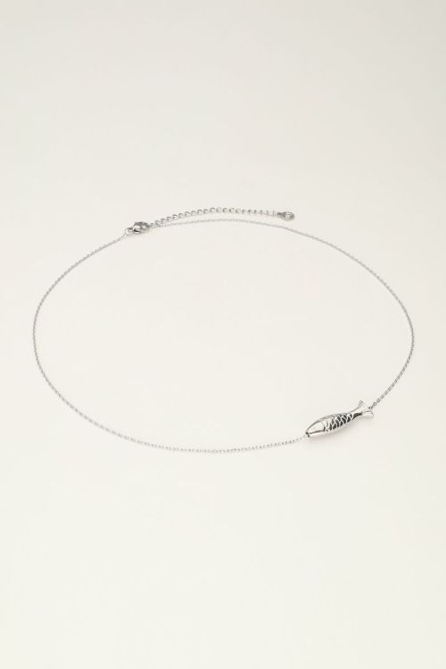 Fijne ketting met vis bedel | My Jewellery